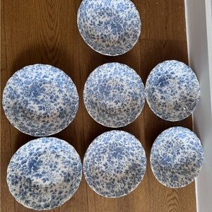 NIKKO TEA ROSES Blossom Time Soup Cereal Bowls Set Of 7￼